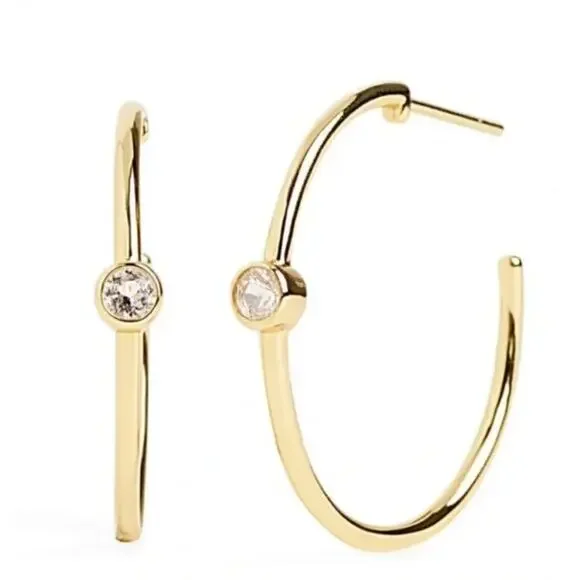 Marrin Costello x Rachel Zoe Collection Mystique Hoop Earrings - Picture 7 of 7